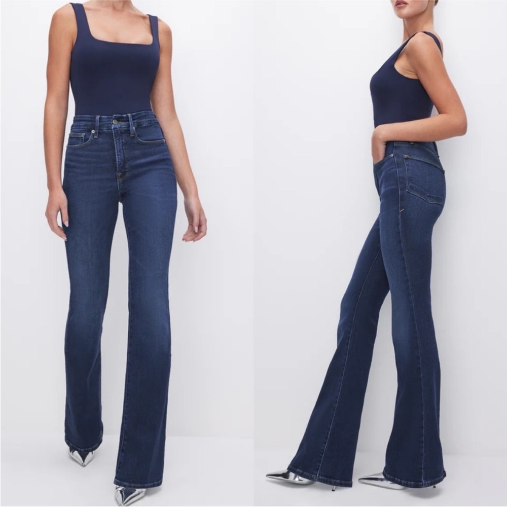Good American SOFT-TECH GOOD CLASSIC BOOTCUT JEANS INDIG0572